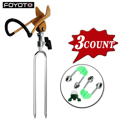 FOYOTO Automatic Stainless Steel Fishing Rod Holder Bracket