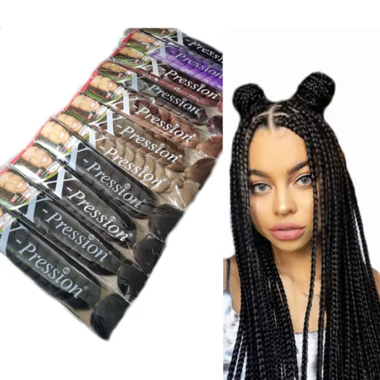 82inch 165g Wholesale Synthetic Hair Expression Ombre Jumbo Braiding Hair For Crochet Braid Wholesale Synthetic Braiding Hair