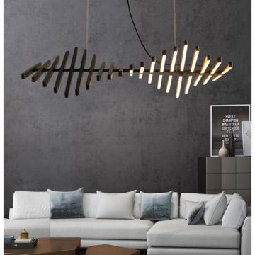 Factory Direct Aluminum Modern Contemporary Hanging LED Chandelier Pendant Light