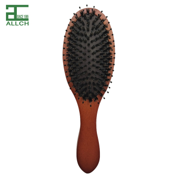 Eco-Friendly Wooden Hairbrush with Bamboo Comb for Home, Hotel, and Travel
