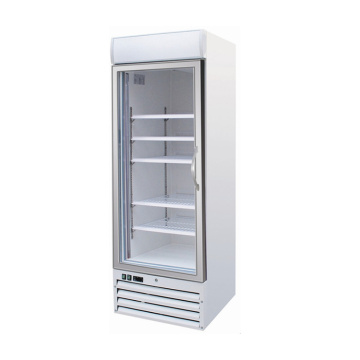 468L Single Glass Door Pepsi Refrigerator Freezer Vertical Display Showcase