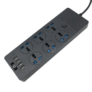 Universal Surge Protector Power Strip with Switch