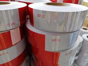 Dot Red and White Reflective Tape For Trailers