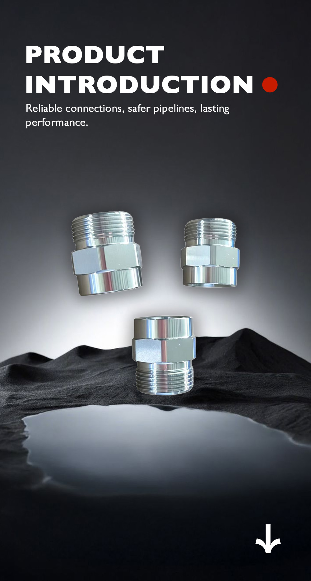 Double Male Thread Pipe Nipple Fitting X