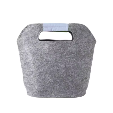 Eco-Friendly Reusable Felt Cooler Bag with Custom Logo