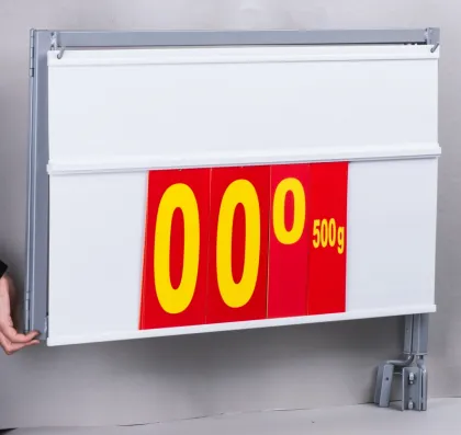 Flip Numbers Supermarket Price Chart