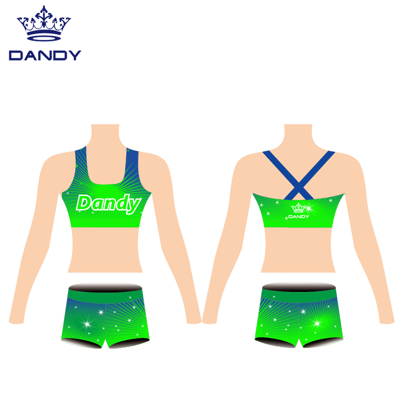 Goedkope cheer team training uniformen