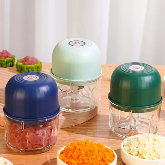 Mini Portable Electric Garlic Chopper Blender for Various Foods
