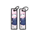 Falalka Diyaaradda Caadada ee Diyaaradda Dit Tag Tag anime keychain Sublimilies