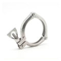 Stainless steel three-section clamp