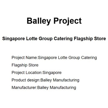Lotte Group Catering Storsship Store en Singapur