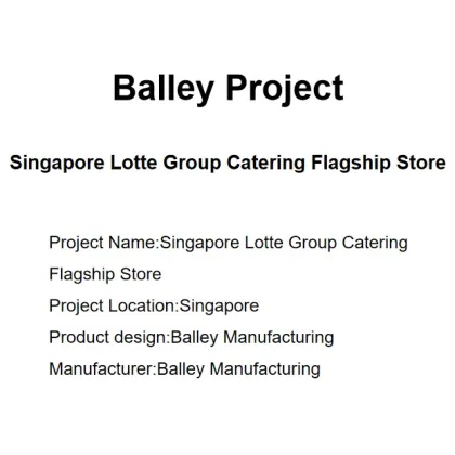 Lotte Group Catering Flagship Store in Singapore