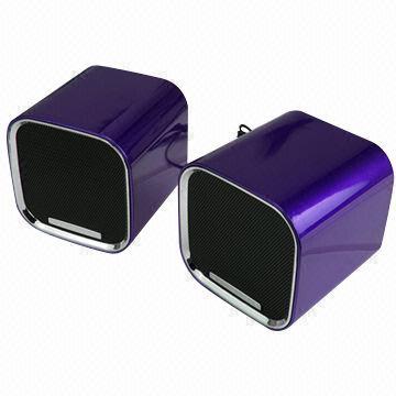 2.0-channel Tablet PC Speakers, USB2.0, 3.5mm Jack, Stereo Sound