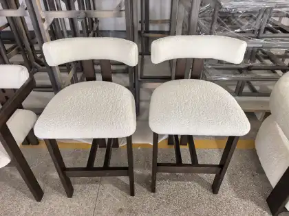 Solid Ash Wood Three-legged Chair