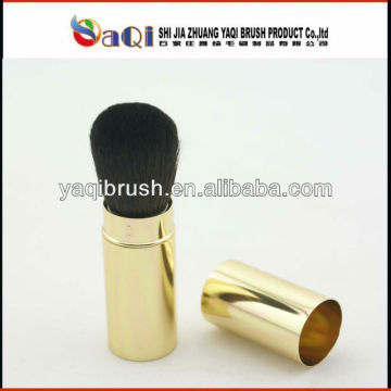 best face powder brush,powder dispenser brush,retractable cosmetic brush