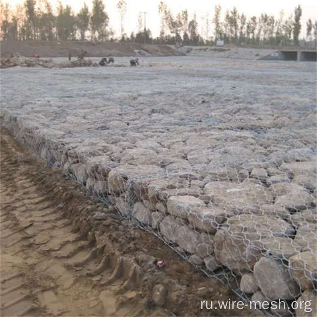 Легкая установка двойной шестиугольный мешок Gabion Gabion