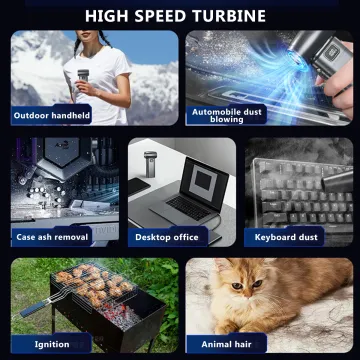 Powerful 3-Speed Handheld Fan for Travelers