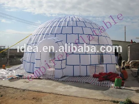 Inflatable ice cake dome tent, inflatable party tent T044