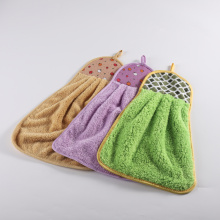 Pendurado crianças domésticas mão toalhas de microfibra