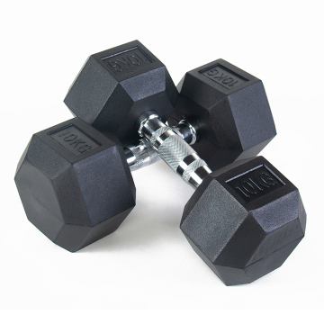 OEM Factory Wholesale: Affordable 10kg Rubber Hex Dumbbells for Fitness and Gym Equipment