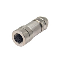Metal 8Pin M12 A Coded Female Connector