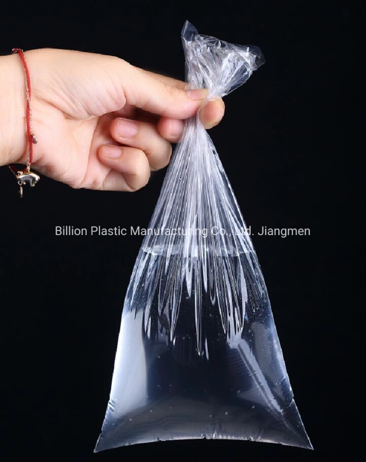 Flat Clear Recycling Shopping Plastic Courier Bottom Freezer Bags