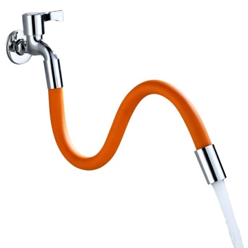 360 Degree Rotatable Silicone Hose Pipe - Flexible Faucet Extension for Kitchen and Bathroom