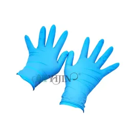 Functional nitrile examination gloves