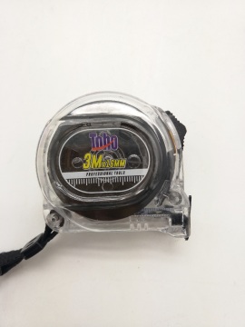 Transparent material pull tape measure