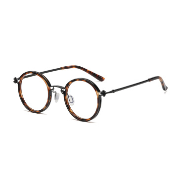Óculos de leitura progressivos de vários focos para homens e mulheres retro anti-azul de leitura leve