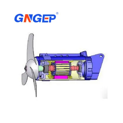 Sewage Treatment of Submersible Diving Agitator Mixer