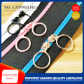 Stationery bag loop zipper