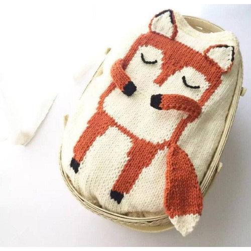New Design Baby Knitting Blankets Animal Printed Pure Crochet Bedding Swaddle Baby Minky Blankets