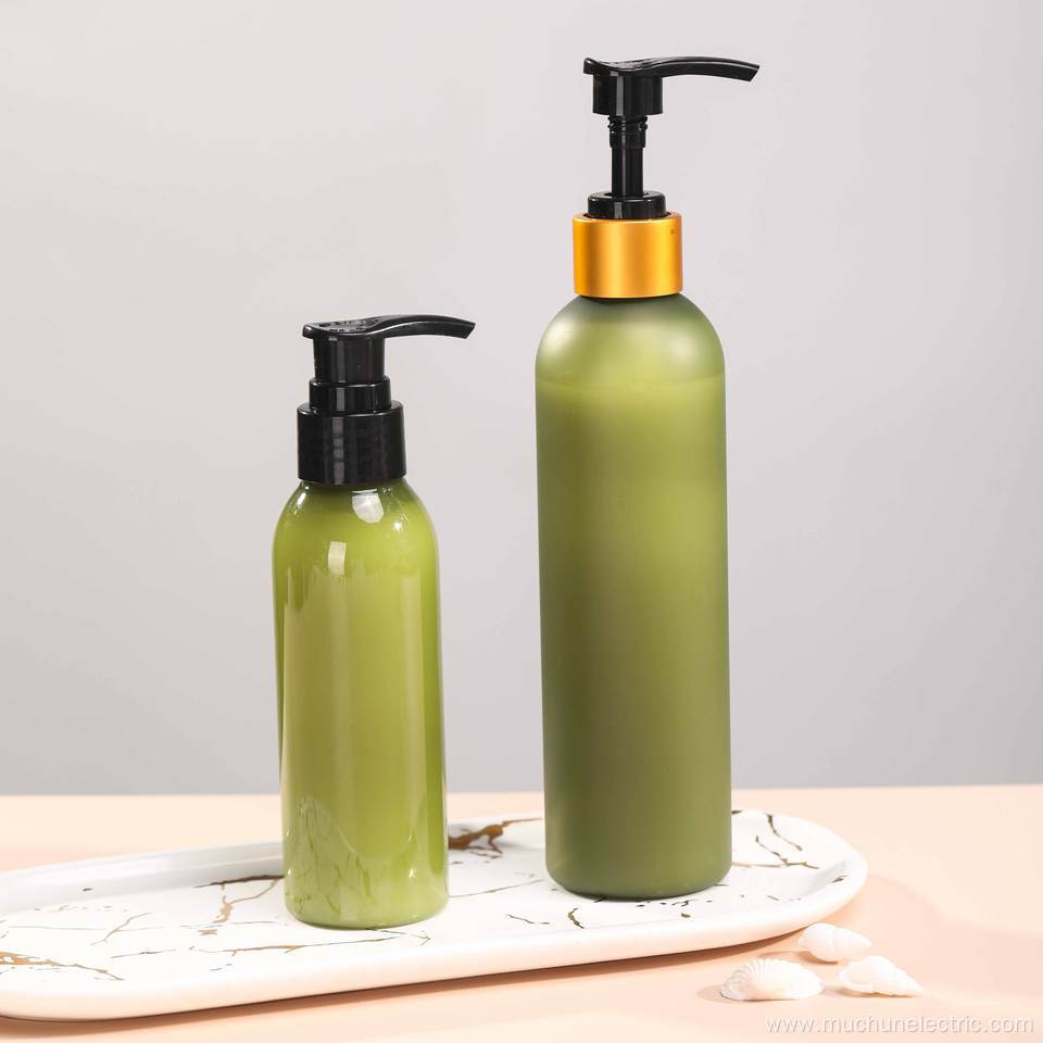 Refillable Shampoo Body Lotion Plastic Bottle with Pump