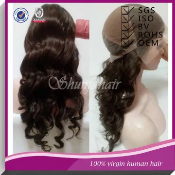 100% human remy hair full lace wig