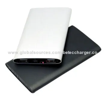 Slim Power Banks with 5,000mAh Capacity, Emergency Charging 2 Phones at the Same Time