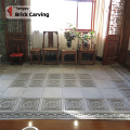 Lotus patterned vintage floor tiles