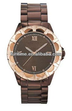 brown leather watches for men custom logo watches