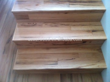 Popular hardwood stairs design stairs parts solid wood stair treads