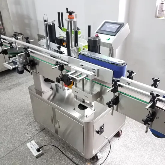 Automatic Full Round Labeling Machinery for Plastic Bottles - Front and Back PET Bottle Labeling Machine