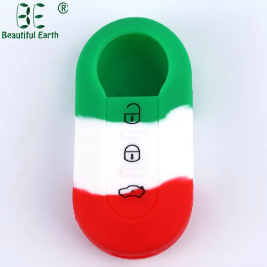 Colorful Silicone Car Key Cover For Fiat 500