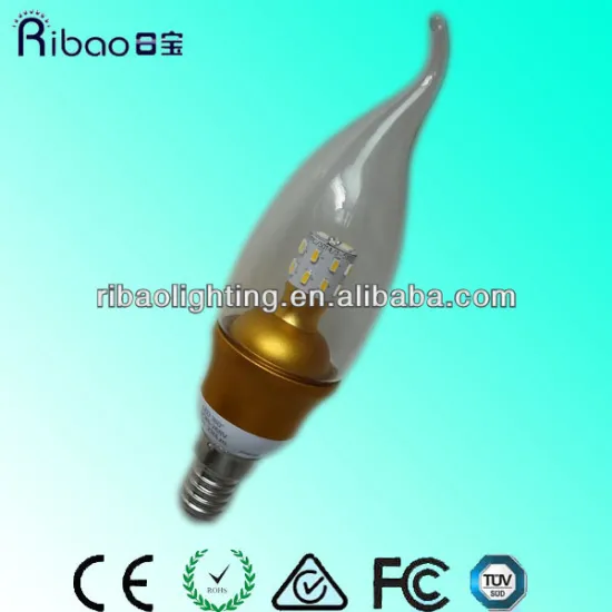 Energy saving Decorate 110V 220V 230V Wholesale 3W SMD Led candle bulb