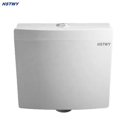 HS670 Dual Flush Tank for Squat Toilet - Wall Hung WC Toilet Water Tank Plastic Cistern