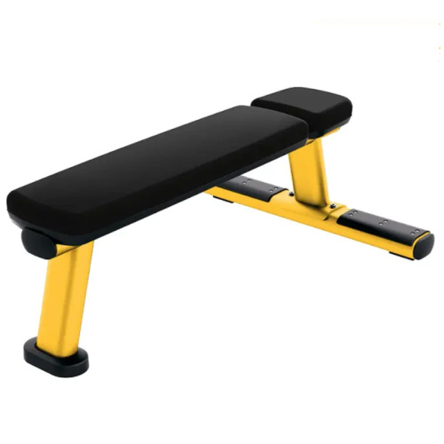 Kommersiellt gym träningsutrustning platt bänk