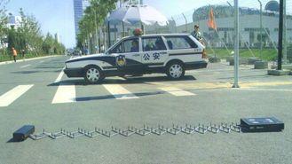 8m Remote Control Police Roadblocks Barricade, Durable Meta