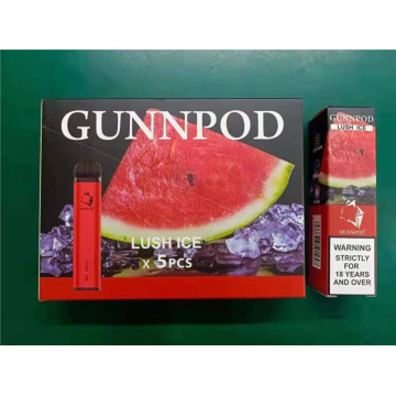 Gunnpod Flavours 2000 Puffs Disposable Vape Pen