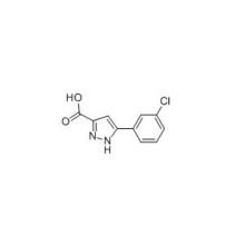 5-(3-chlorophenyl)-1h-pyrazole-3-carboxylic ácido CAS 595610-50-7