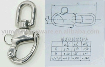 Stainless Steel Shackle With Eye Swivel
