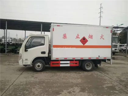 No Fire Truck Dangerous Goods Transport Van Truck