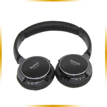 White Edge Portable Folding TF Card FM Radio Bluetooth Headphone (YWD-T11)